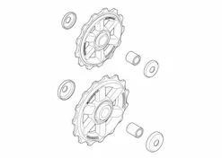 Shimano Ohjainrulla Pari 13 & 15T Altu